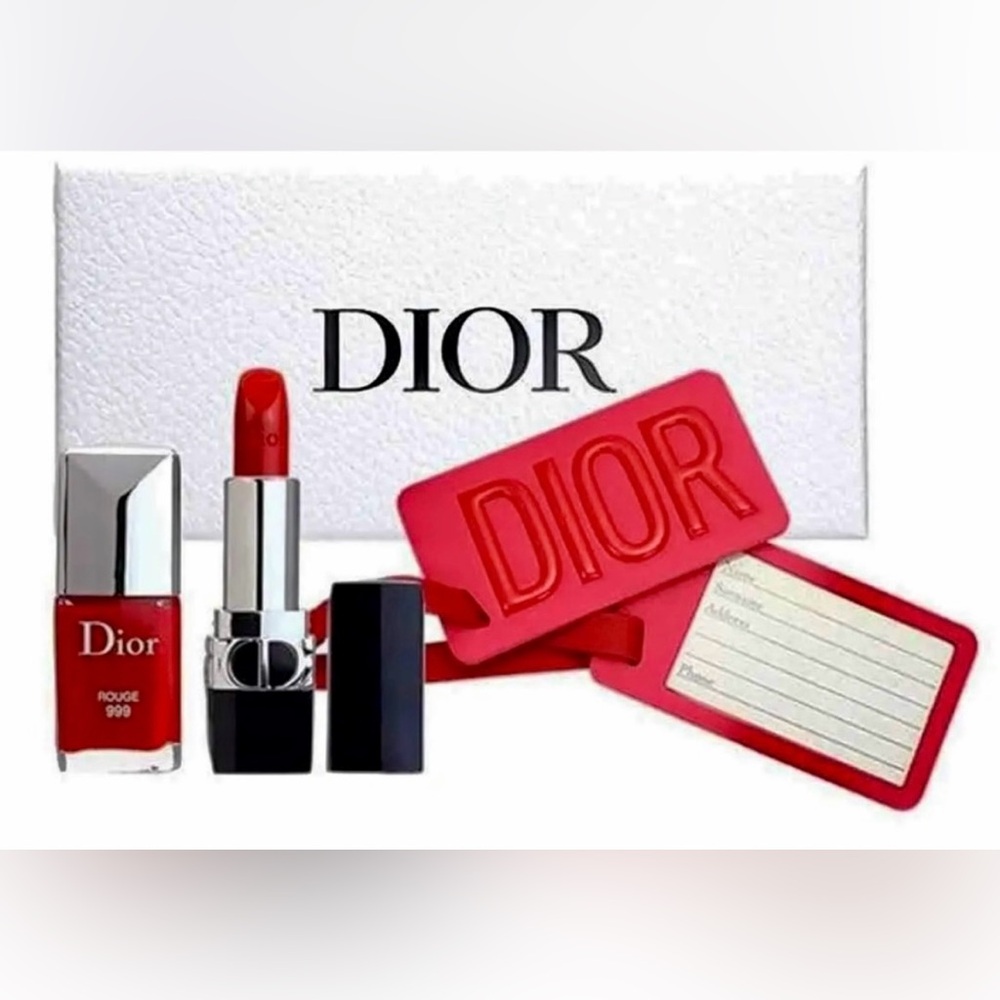 Dior Rouge 999 Lipstick and Nail Polish Set
